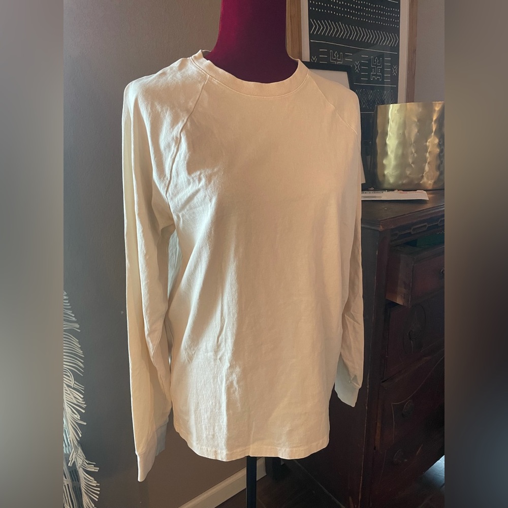EVERLANE Solid Long Sleeve Tee